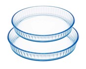 2er Set  Auflaufform rund 1750cc / 2680cc