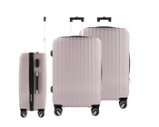 3-teiliges ABS Kofferset Travelline rose